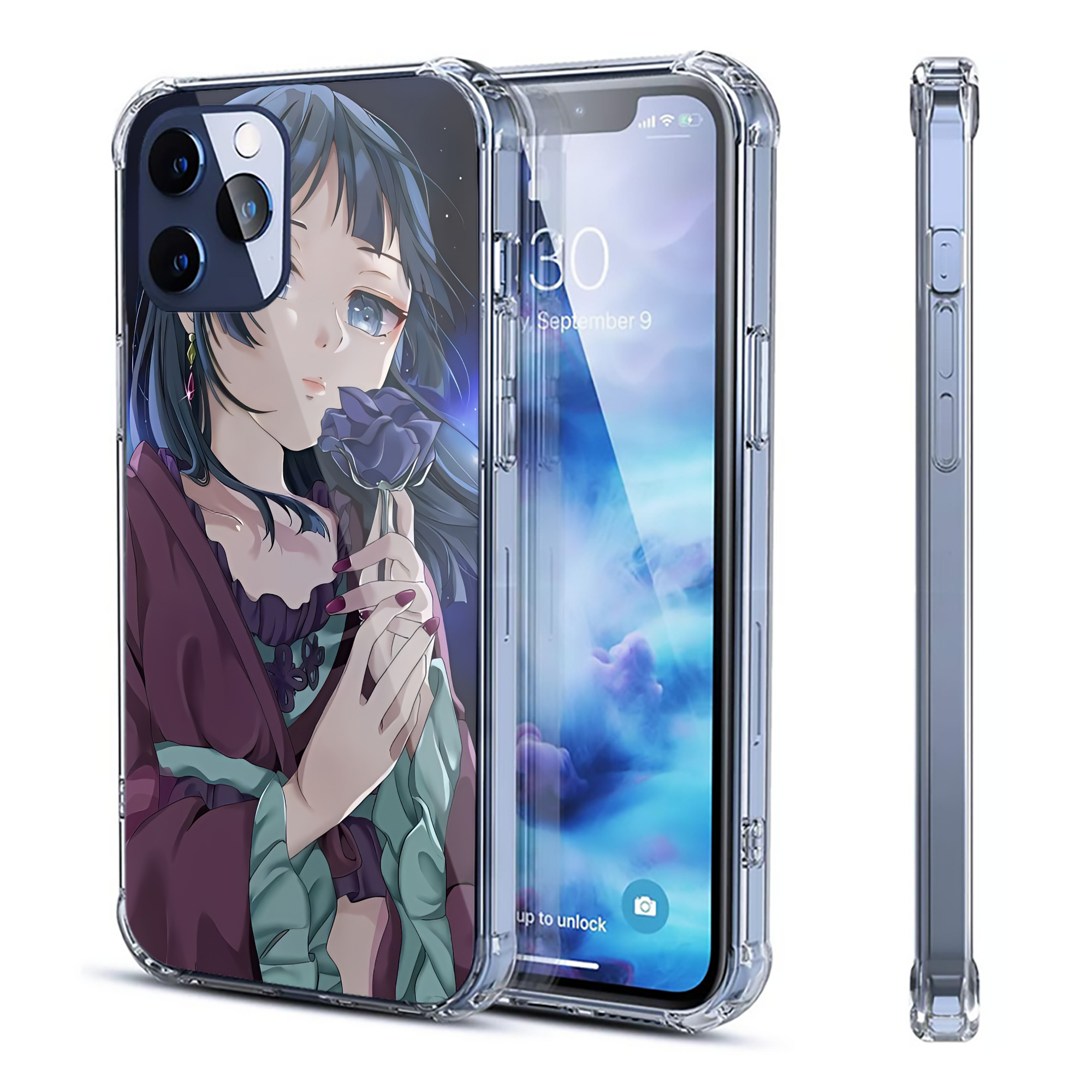（画像用） 薬屋のひとりごと The Apothecary Diaries 【iPhone 12シリーズ対応】透明スマホケース（クリアソフトケース）
